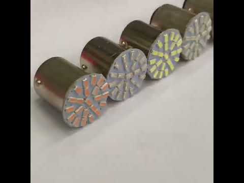 10pcs 1156 DC12V 1.2W Car Turn Signal Light (White Light) - YouTube Video