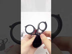 Handheld Portable 30mm Double Open 10X HD Folding Magnifier - YouTube Video