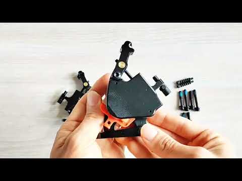 1 Pair IIIPRO Flat Mount Road Calipers Bilateral Brakes(Black) - YouTube Video