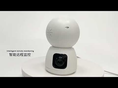 Y6203 4MP Zoom HD Indoor Waterproof Smart WiFi Camera, Specification:UK Plug(White) - YouTube Video