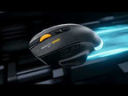 MKESPN W601 Silent Wireless Tri-mode Macro Gaming Mouse Carbon Fiber 12800DPI Bluetooth Mouse(Black) - YouTube Video