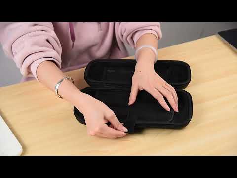 For Nintendo Switch 2 Mecha Shockproof Portable Storage Bag(Black) - YouTube Video