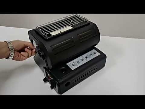 AOTU AT6429 Outdoor Camping Cassette Stove Heater - YouTube Video