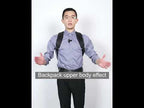 Bopai First-Layer Cowhide Business Commuter Waterproof And Lightweight Laptop Backpack, Color: Flagship - YouTube Video