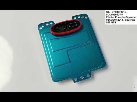 For Porsche Cayenne 92A 2010-2013 Car AFS Ballast 7P5907381B(Silver) - YouTube Video