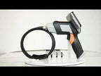 Industrial Dual-Lens Endoscope HD Handheld Screen Pipe Car Inspection Tool, Specification: Line Length 1m - YouTube Video