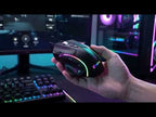MKESPN W605 Triple-Mode 24000 DPI 12-key Wireless Gaming Mouse Macro Customization(Black) - YouTube Video