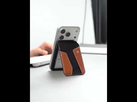 DUX DUCIS ERH Series Business Style Multi-Function RFID Magnetic Wallet Card Holder(Black Blue) - YouTube Video