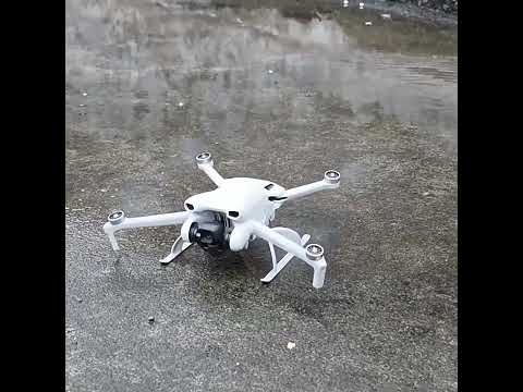 For DJI Mini 3 / 3 Pro BRDRC Folding Heightened Landing Gear Training Rack (Grey) - YouTube Video