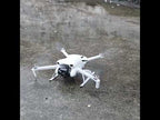 For DJI Mini 3 / 3 Pro BRDRC Folding Heightened Landing Gear Training Rack (Grey) - YouTube Video