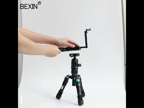 BEXIN Push-Pull Type Vertical Shoot Quick Release L Plate Bracket Base Holder with Hot Shoe for Sony ILCE-7RM4 / A7R4 / A7R IV - YouTube Video