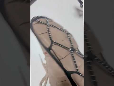 One Pair Outdoor Spring Thickening Simple Anti-Skid Climbing Snow Claw Studs - YouTube Video