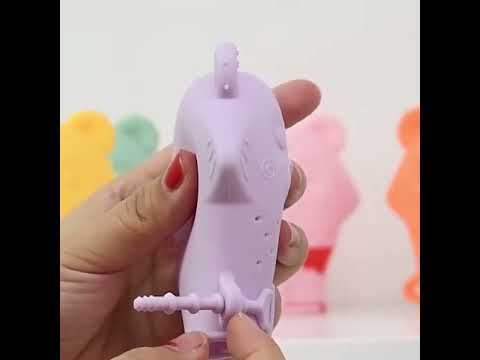 2 PCS Baby Molar Gloves Children Soothing Silicone Teether Molar Stick Maternal And Child Toy(Pink) - YouTube Video