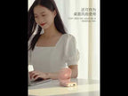 F30 Electroplating Handheld Fan Portable Desktop Folding Mute USB Hanging Neck Fan, Upgraded Version (Pink) - YouTube Video
