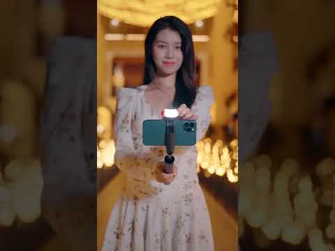 Q12s Bluetooth Remote Control Rotatable Fill Light Tripod Selfie Stick - YouTube Video