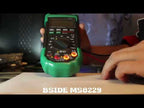 BSIDE MS8229 Digital Multimeter LUX Noise Meter Temperature Humidity Tester - YouTube Video