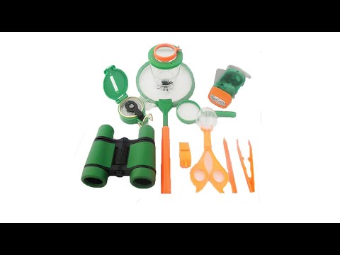 Children Outdoor Adventure Insect Observation Binoculars Set - YouTube Video