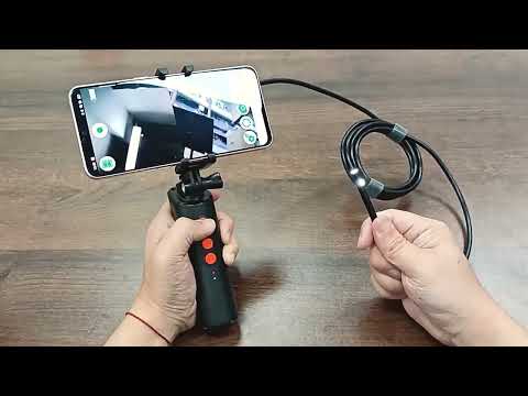 F280 1080P IP68 Waterproof Dual Camera WiFi Digital Endoscope, Length:1m Snake Tube(Black) - YouTube Video