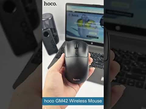 hoco GM42 Platino 2.4G Business Wireless Mouse(White) - YouTube Video