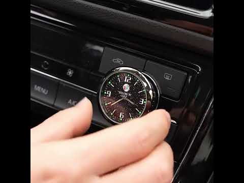 Luminous Car Clock Time Display Ornament(No Logo) - YouTube Video