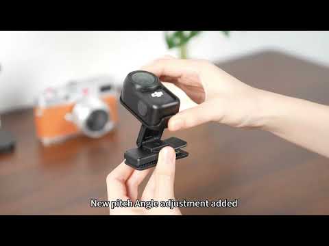 For DJI Osmo Nano STARTRC Backpack Clip V2 Adjustable Action Camera Clamp Quick-Release Mount (Black) - YouTube Video