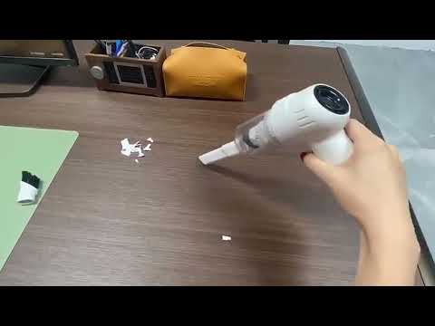 FL-8803 Portable Handheld Car Vacuum Cleaner, Style: 3.7V Wireless Charging (Black) - YouTube Video