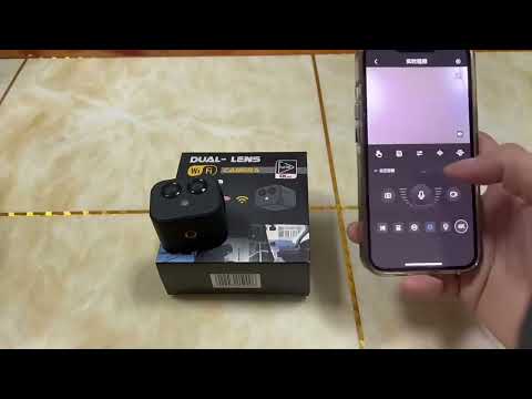 D3 HD 4K Dual Lens Wifi Camera Mobile Phone Wireless Remote Two Way Intercourse Monitoring Camera - YouTube Video