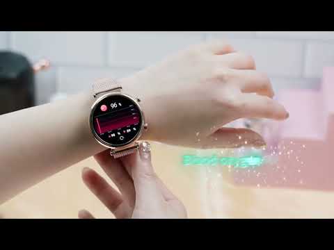 T86 Woman Health 1.27 inch Smart Watch, BT Call / Physiological Cycle / Heart Rate / Blood Pressure / Blood Glucose / SOS(Silver Steel Band) - YouTube Video