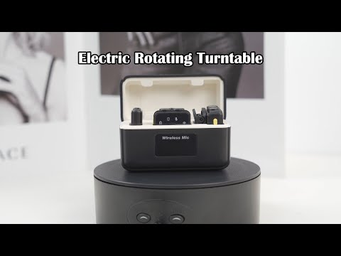 13cm Xiaoai Electric Rotating Turntable Display Stand Video Shooting Props Turntable (Black) - YouTube Video
