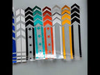 10pcs Motorcycle Car Fender Reflective Sticker Modified Decorative Waterproof Sticker Arrow Star(Black) - YouTube Video