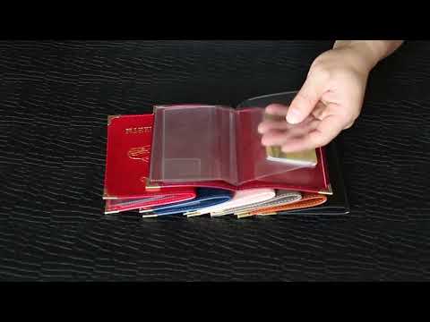 Russian Driver License Holster Leather Case(Blue) - YouTube Video