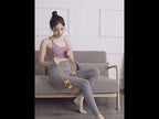 3PCS Plastic Back Puller Shoulder Waist Back Manual Roller Massager, Style: Two Wheels (Yellow) - YouTube Video