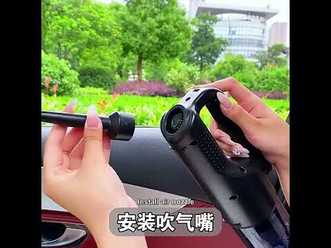 SUITU ST-8007C Car Vacuum Cleaner Vacuuming Blowing Home Outdoor Handheld Small Brushless Vacuum Cleaner(Black Silver) - YouTube Video