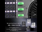 2-in-1 Household Electric Fan Mosquito Killer Lamp LED Digita lDesktop Fan, Color: Plug-in Black - YouTube Video