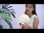 Wedding Holding Pearl Diamond Flowers Bridal Bouquet Accessories Bridesmaid Rhinestone Party Wedding Decoration Supplies, Diameter: 20cm(Pink) - YouTube Video