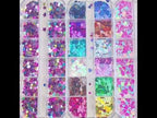 2 PCS Nail Art Butterfly Laser Symphony Sequins, Specification:12 - YouTube Video