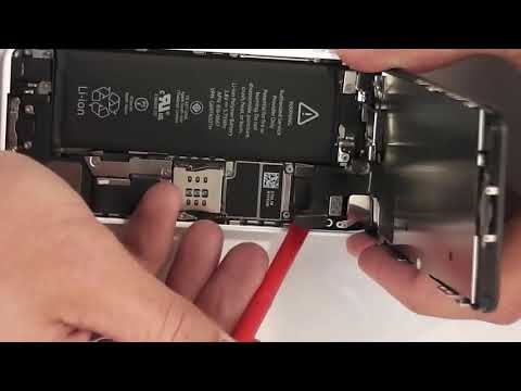 TFT LCD Screen with Frame for iPhone 5C (Black) - YouTube Video