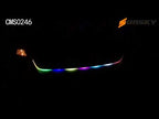 1.5m Car Auto Waterproof Universal Rear Colorful Flowing Light Tail Box Lights Red Light Brake Light Yellow Light Turn Signal Light LED Lamp Strip Tail Decoration, DC 9-36V - YouTube Video