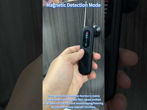 T01 Wireless Detector Camera Anti-eavesdropping Positioning GPS Alarm - YouTube Video