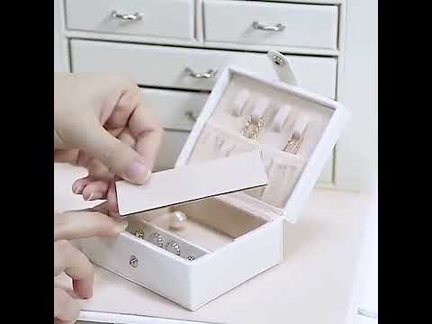 Sp01119 Five-Layer Large-Capacity Leather Jewelry Storage Box(Black) - YouTube Video