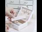 Sp01119 Five-Layer Large-Capacity Leather Jewelry Storage Box(Black) - YouTube Video