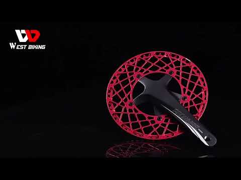 WEST BIKING Folding Bicycle Aluminum Alloy Waterproof Crankset, Colour: 53T（Black） - YouTube Video
