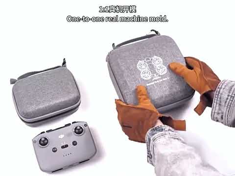 For DJI Neo 2 Drone Mini Hard Case Compact Portable Pouch with Metal Clip(Gray) - YouTube Video