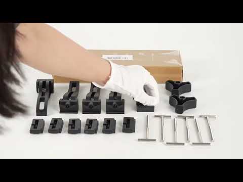 2pcs /Set Pickup Truck Bed Cover T-type Three-fold Fixing Clamp Bolt Fastener Accessories - YouTube Video