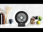 TW-8003 Outdoor Camping Light Rechargeable Camping Portable Fan(Black) - YouTube Video