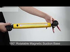 COB Magnetic USB-Rechargeable Strip Work Light With Hook(Yellow / White Box) - YouTube Video