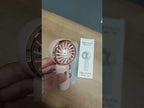 Mini Turbine Handheld Cute Rabbit Electric Fan(White) - YouTube Video