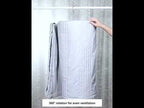 Round Multi-functional Balcony Rotating Spiral Drying Rack - YouTube Video