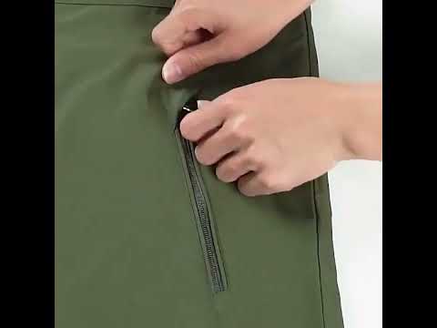 Men Sleeveless Stand Collar Loose Vest Multi-pockets Vest (Color:Army Green Size:M) - YouTube Video