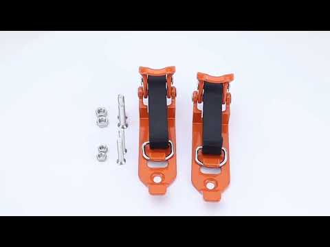 Zinc Alloy Fire-fighting Equipment Fixing Roof Rack Multi-functional Clamp, Color: Red 2pcs /Set - YouTube Video